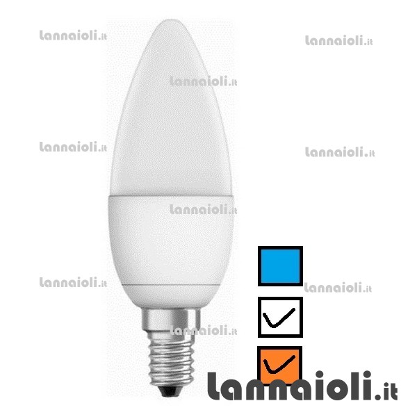 LAMPADINA LED E14 OLIVA-SFERA 3W-25W 